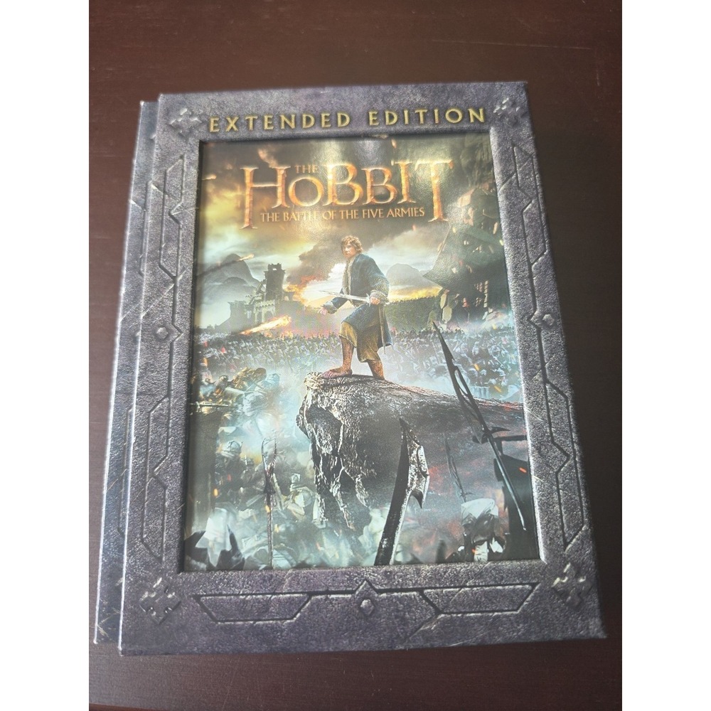 The Hobbit The Battle of the Five Armies Extended Edition DVD Cardboard Sleeve